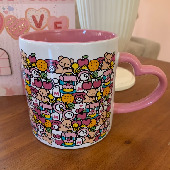 New Hello Kitty Ceramic Mug with Pink Heart Handle Valentines Mug❤️💝🧸💗 - Picture 1 of 11